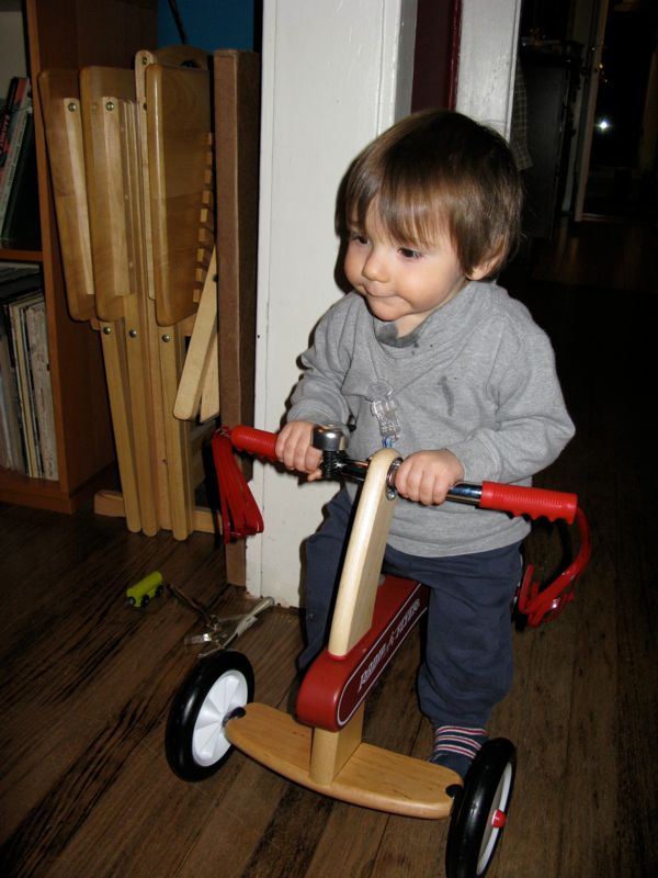 Liking his Trike