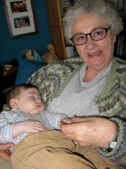 With Granny Barbara