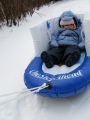 First Time Sledding