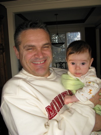 Graeme with Uncle Scot